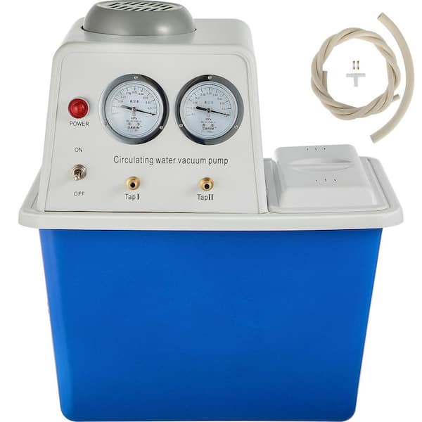 SKYSHALO Lab Multi-Purpose Water Circulating Vacuum Pump,15L, with 2 Off-Gas Taps,Stainless Vacuum Pump 180W 110V,Anti-Corrosion