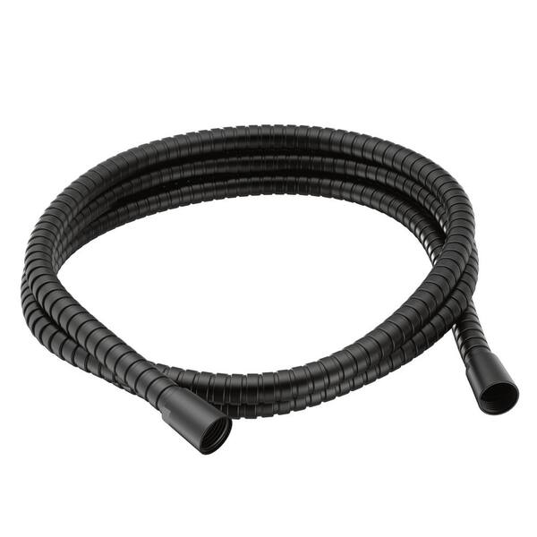 Moen 59 In Handheld Shower Hose In Matte Black 155748bl The Home Depot