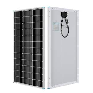 100-Watt 12-Volt Monocrystalline Solar Panel with High-Efficiency Module for RV Battery Boat Caravan Solar System
