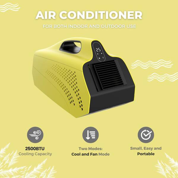 Edendirect 2,500 BTU Portable Air Conditioner Cools 45 Ft