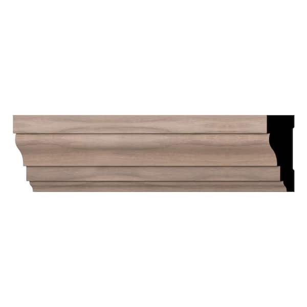 Ekena Millwork WM366 0.69 in. D x 2.25 in. W x 96 in. L Wood (Walnut) Colonial Casing Moulding