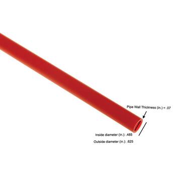 1/2 in. x 10 ft. Red PEX-B Pipe
