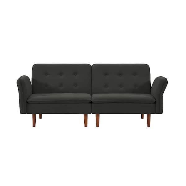 Unbranded 66.93 in.Gray Linen Multifunctional Sofa Bed