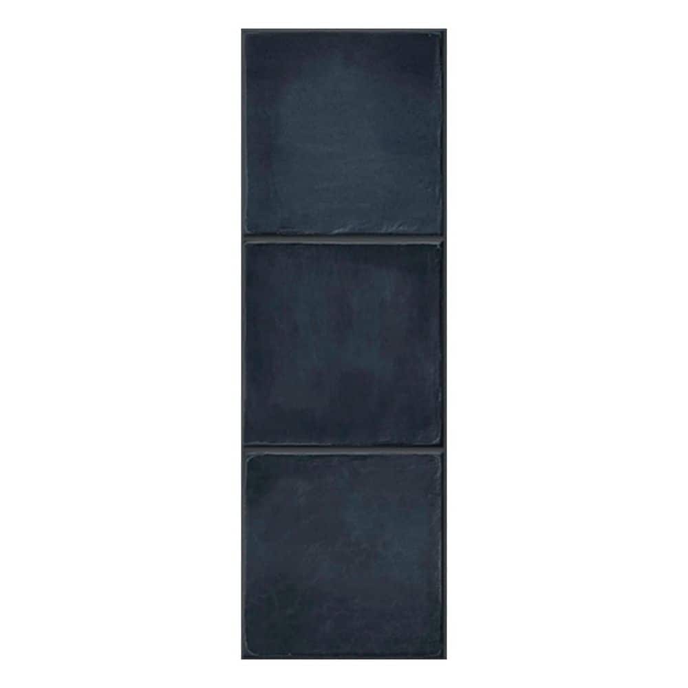 Spanish Amaris Dark Blue 4 in. x 12 in. Glazed Semi-Glossy Zellige Look Porcelain Wall Tile Sample price history on PriceWatchPro