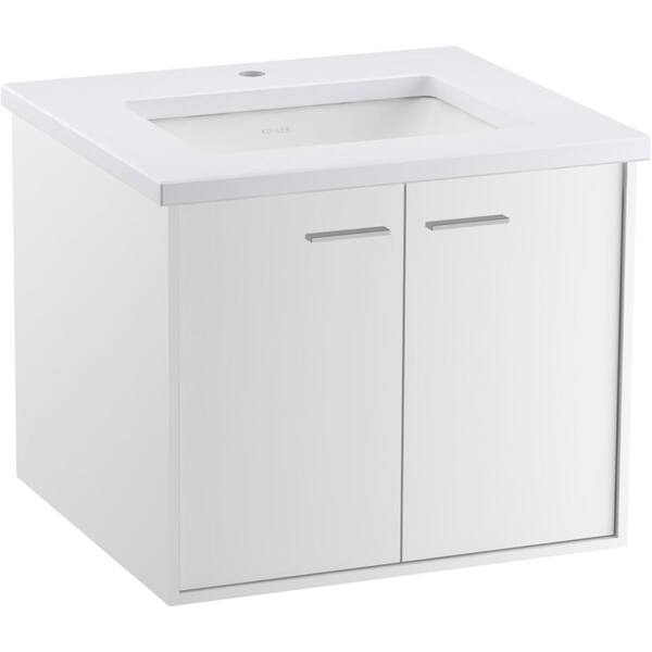 KOHLER Jute 24 in. W x 22 in. D x 20 in. H Single Sink Floating Bath
