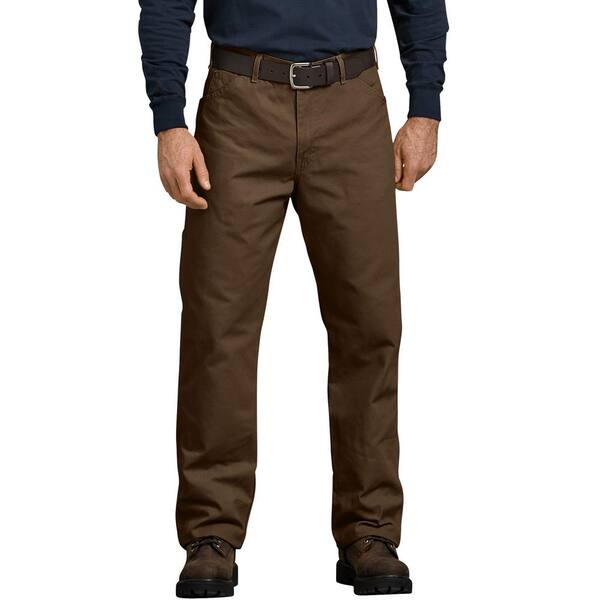 Dickies Men S Relaxed Fit Straight Leg Carpenter Duck Jean 1939rtb 32 32 The Home Depot