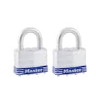 Outdoor Padlock with Key, 2 in. Wide, 2 Pack