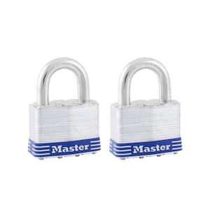 Outdoor Padlock with Key, 2 in. Wide, 2 Pack