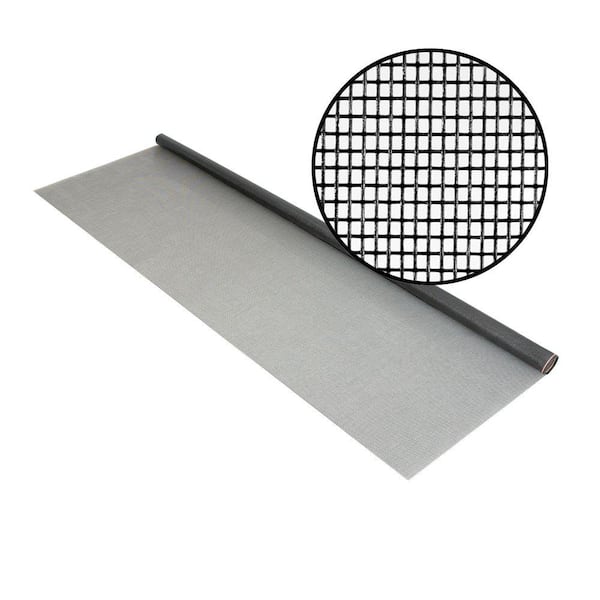Phifer 60 in. x 25 ft. Silvergray Fiberglass Screen 18 x 14 Mesh