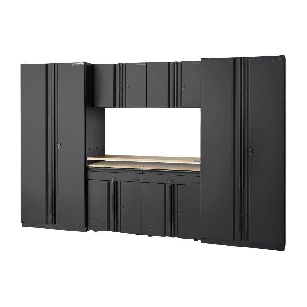 Husky 7-Piece Heavy Duty Welded Steel Garage Storage System in