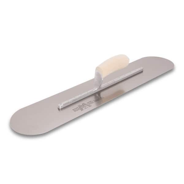 MARSHALLTOWN 22 in. x 4 in. Pool Trowel - Curved Wood Handle