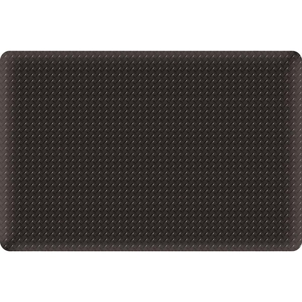 Diamond Star DF Black 15/16 in. 2 ft. x 3 ft. Indoor/Outdoor Commercial Door Mat