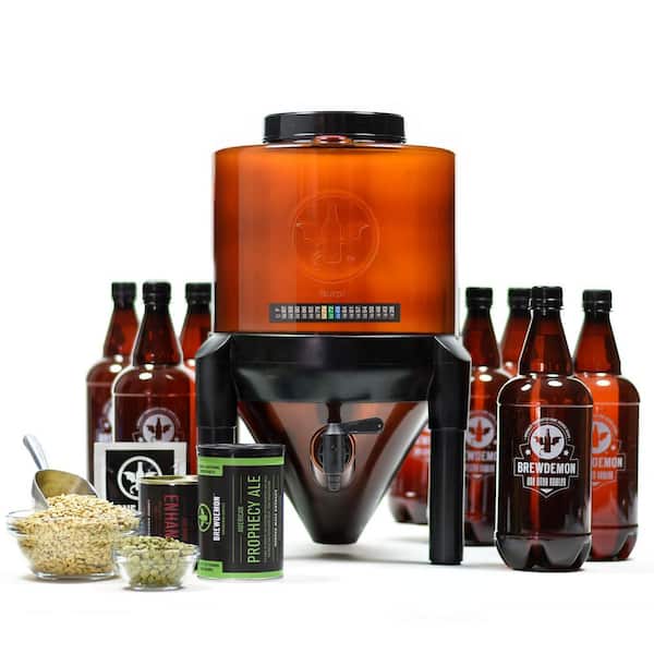 Middag eten wetenschappelijk compileren BrewDemon Craft Beer Plus Beer Brewing Kit 80120 - The Home Depot