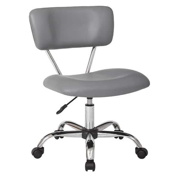 OSP Home Furnishings Vista Task Gray Office Chair ST181 U42 The