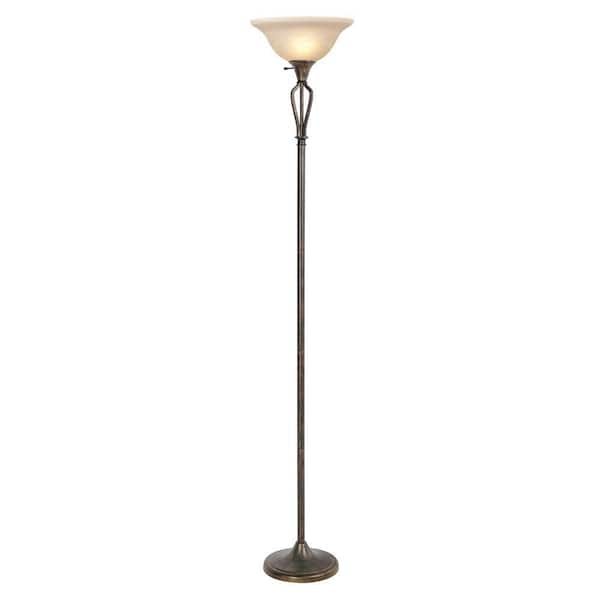 Bronze Torchiere Floor Lamp, Torchiere Floor Lamps Home Depot