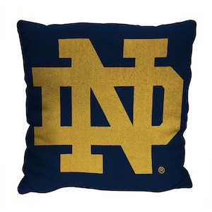 NCAA Invert Notre Dame 2Pk Double Sided Jacquard Throw Pillow