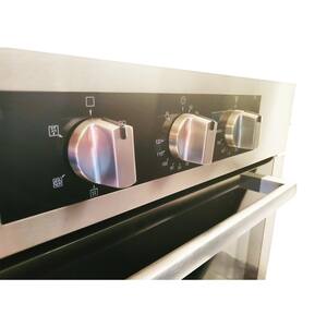 24 in. Single Electric Wall Oven with Convection in Stainless Steel