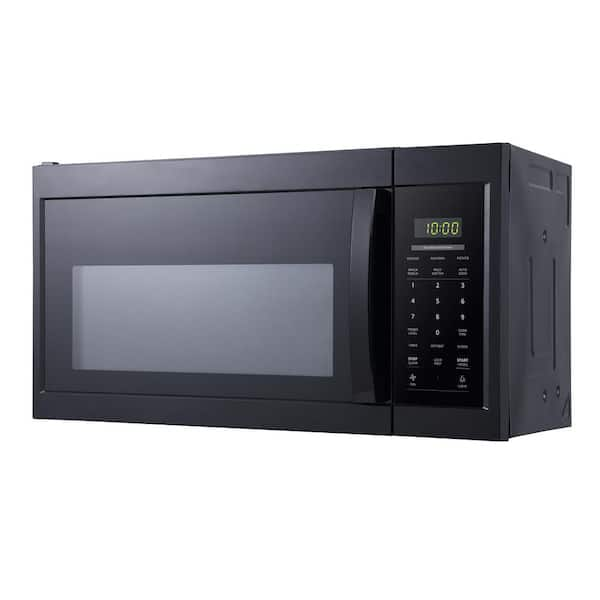 1.7 cu. ft. 1000-Watt Over the Range Microwave in Black