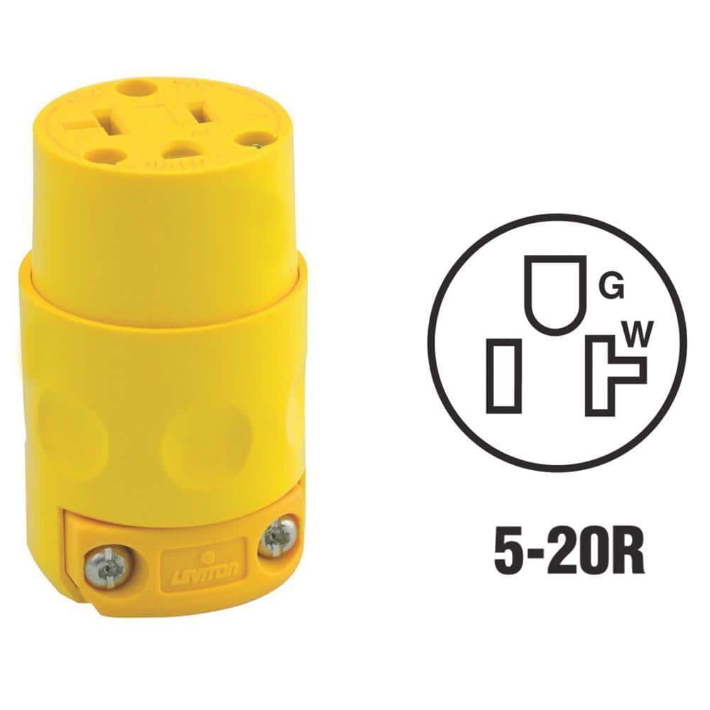 20 Amp 125-Volt Grounding Connector, Yellow 520CV price history on PriceWatchPro