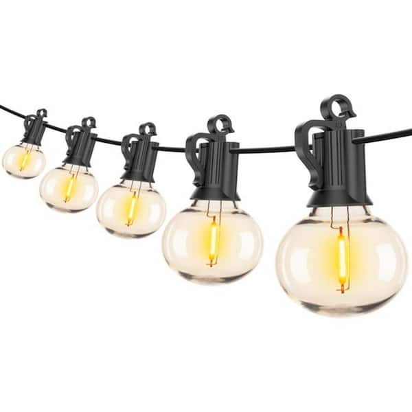 25-Light 58 ft. Outdoor Plug-In Integrated LED Globe String-Light