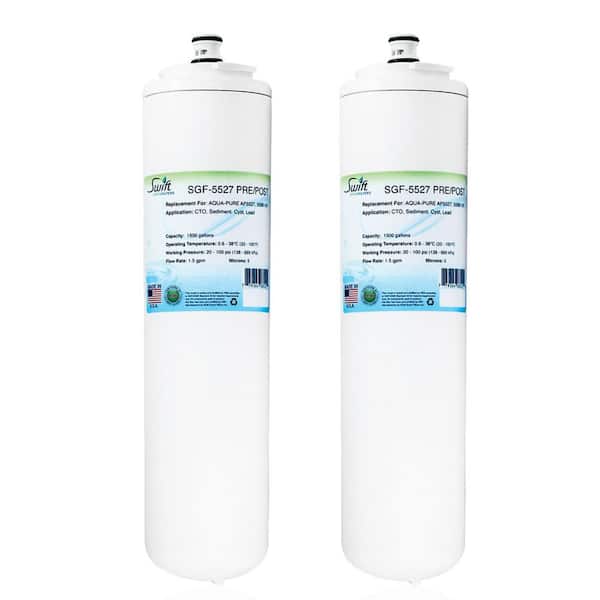 Swift Green Filters SGF-5527 Compatible Commercial Water Filter for AP5527,55981-01, (2 Pack)