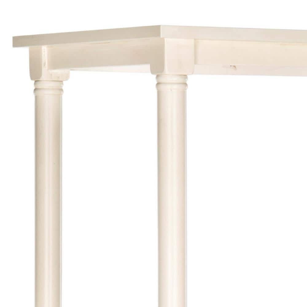 Transitional White Pine 5-Tier Spindle Bookcase