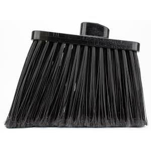 Sparta 12 in. Black Polypropylene Flagged Upright Broom Head (12-Pack)