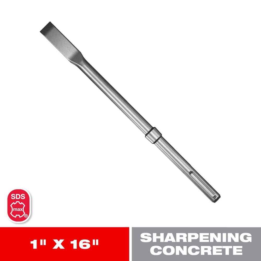 DIABLO 1 in. x 16 in. SDS-Max Carbide Flat Chisel Drill Bit