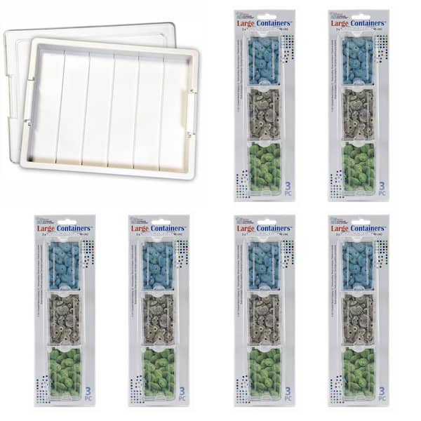 Tiny Container Bead Storage Tray 82pc Great for Jewelry Painting and Beads