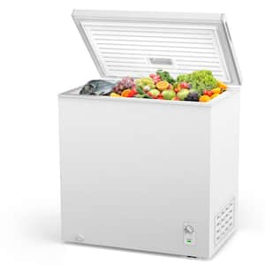 33.19 in. 7 cu. ft. Manual Defrost Chest Freezer with Adjustable Temperature and Garage Ready in White