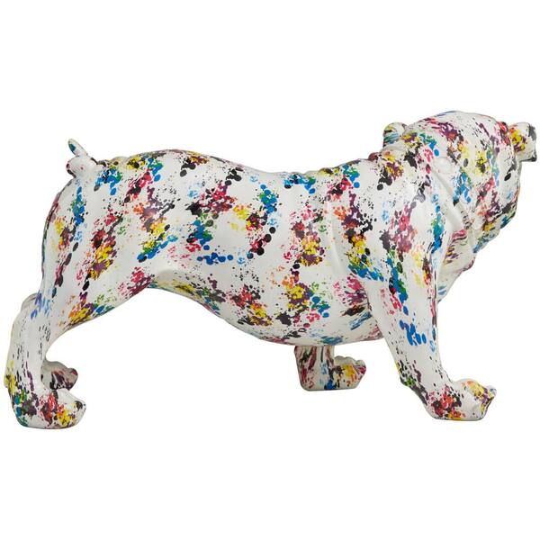 Novogratz Multi Colored Resin Dog Sculpture