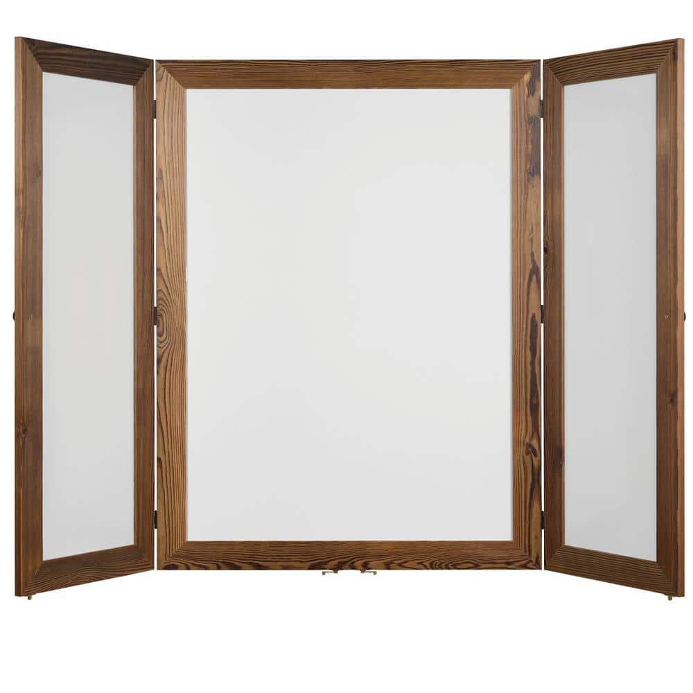 Excello 40 in. x 60 in. Wooden Wall Mounted Folding Whiteboard, Brown price history on PriceWatchPro