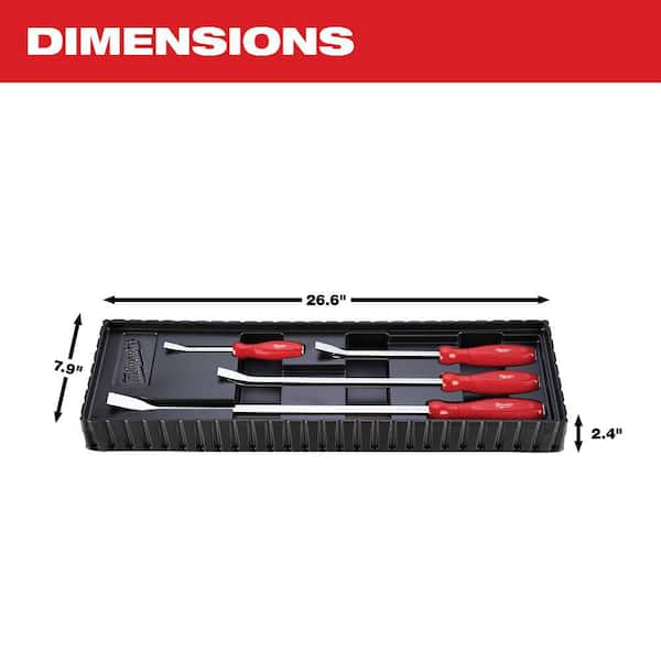 Milwaukee Pry Bar and Hook and Pick Mechanic Tool Set (14-Piece