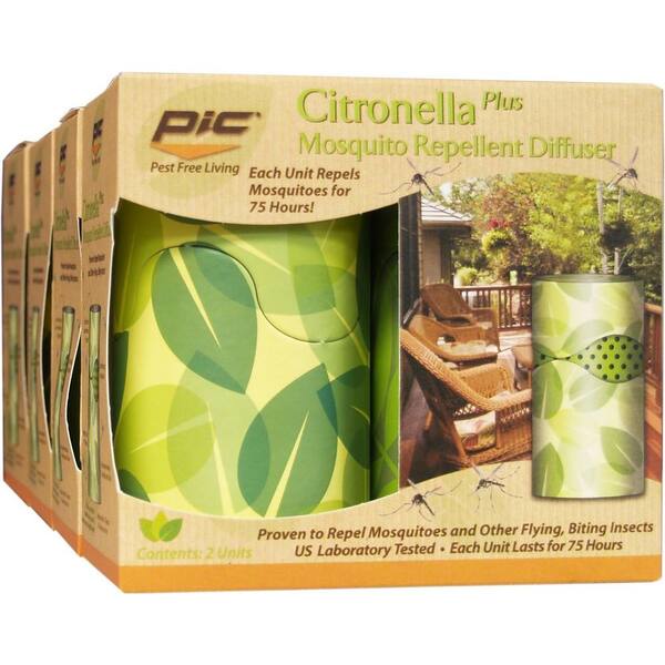 PIC Citronella Plus Mosquito Diffuser (Case of 4)