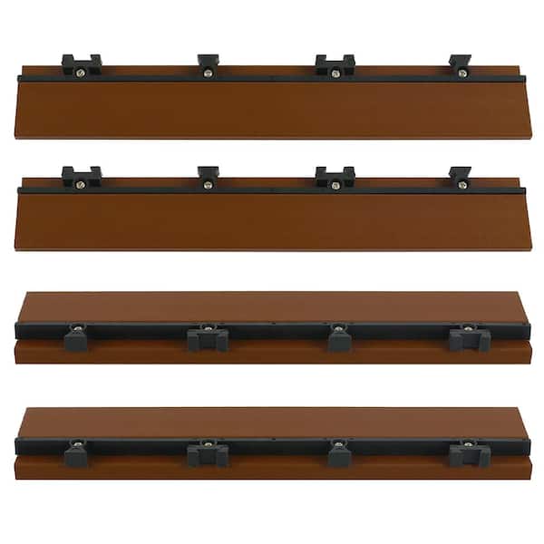 NewTechWood 1/6 ft. x 1 ft. Quick Deck Composite Deck Tile