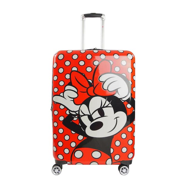 straal Extractie Slager Ful 29 in. Spinner Luggage Red and Black Disney Minnie Mouse Printed Polka  Dot II FCFL0154-603 - The Home Depot