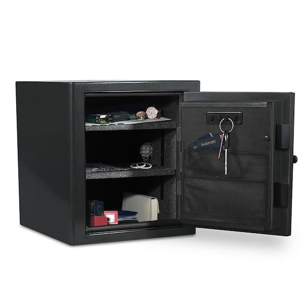 Diamond 2.28 cu. ft. Fireproof/Waterproof Home and Office Safe with Electronic Lock, Dark Grey Metallic Gloss