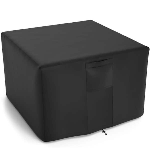 Misopily 28-30 Inch Fire Pit Cover for Propane Fire Pit Table, 600D Waterproof Cover Fits 28-30 Inch Fire Pit Weather Resistant