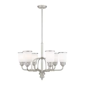 Lawrenceville 6-Light Brushed Nickel Chandelier