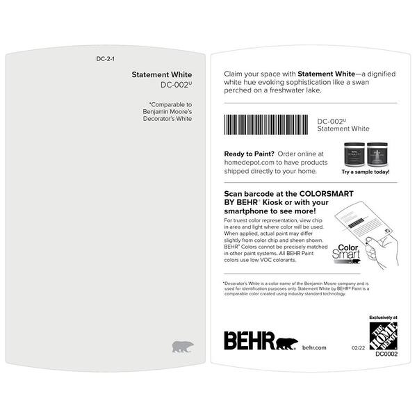 BEHR DYNASTY 5 gal. #T13-2 Empire Porcelain Satin Enamel Interior  Stain-Blocking Paint & Primer 765005 - The Home Depot