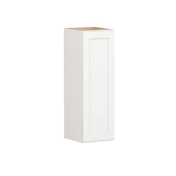 Shaker Full Overlay 12 in. W x 12 in. D x 36 in. H Plywood Assembled Wall Kitchen Cabinet in Linen White