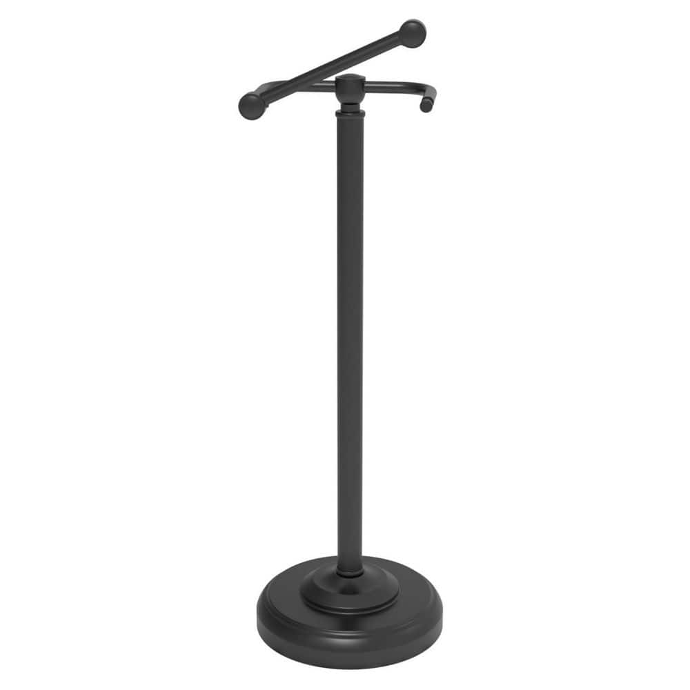 FreeStanding Toilet Paper Holder in Matte Black, Toilet Paper Holder Stand with Post Pivoting and Weighted Base price history on PriceWatchPro