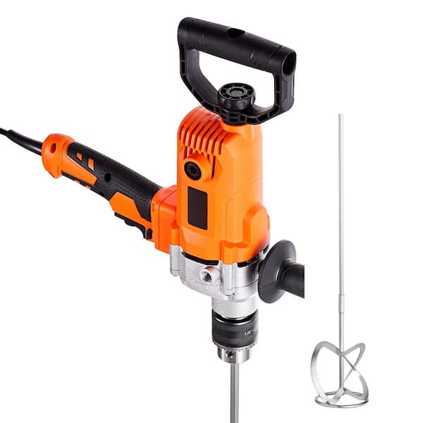 Electric Drill Mixer, 5/8-In. Corded Mixing Tool, 0-750RPM 5. 63A with D-Handle, Versatile Handheld Mixer for Cement