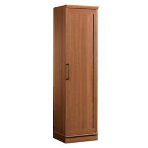 HomePlus Sienna Oak Engineered Wood 18.819 in. Pantry Cabinet with Reversible Door