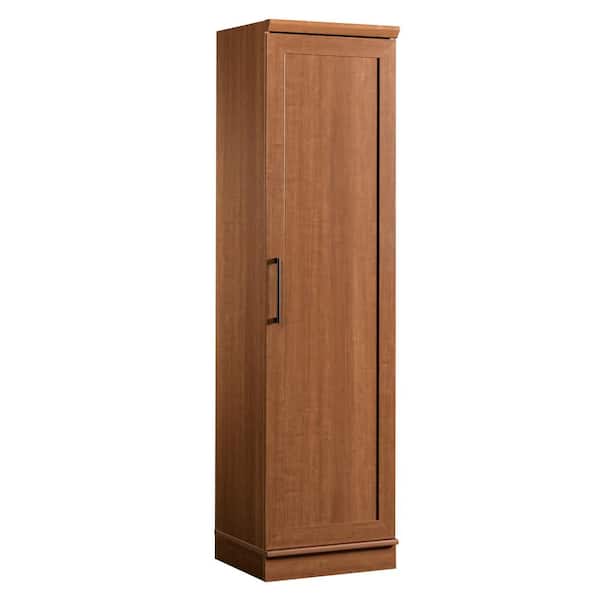 SAUDER HomePlus Sienna Oak Engineered Wood 18.819 in. Pantry Cabinet with Reversible Door