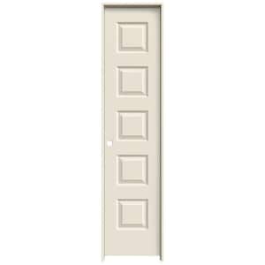 18 in. x 80 in. Rockport Primed Right-Hand Smooth Molded Composite Single Prehung Interior Door