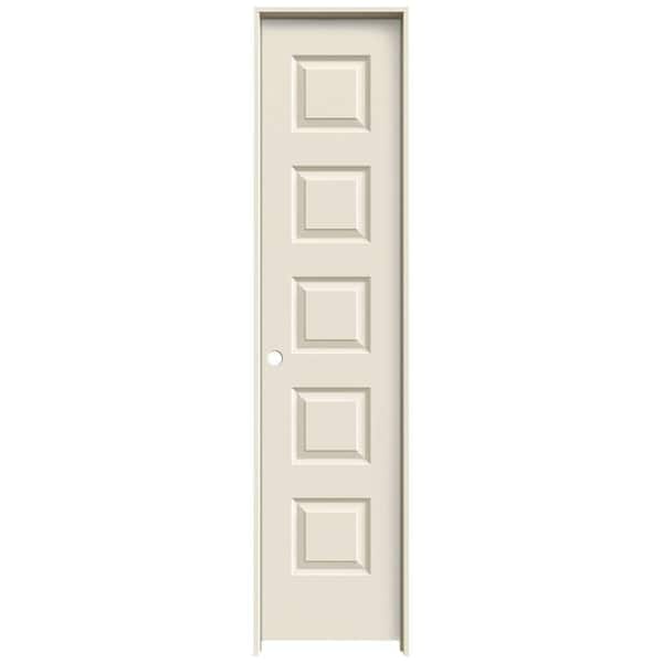 JELD-WEN 18 in. x 80 in. Rockport Primed Right-Hand Smooth Molded Composite Single Prehung Interior Door