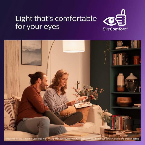 60-Watt Equivalent A15 Ultra Definition Dimmable Clear Glass E26 LED Light Bulb Soft White with Warm Glow 2700K (2-Pack)