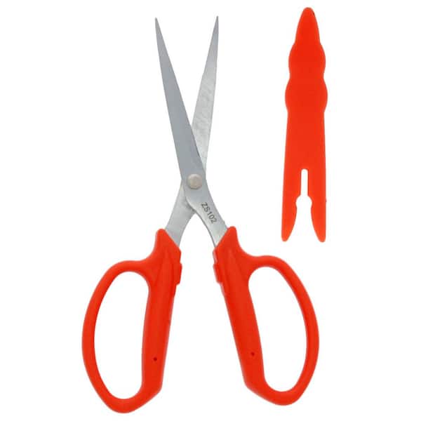 METAL SCISSORS WITH FLOWER SHAPED HANDLES