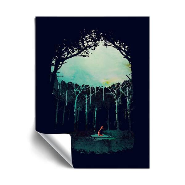ArtWall "Deep in the forest" Animals Removable Wall Mural
